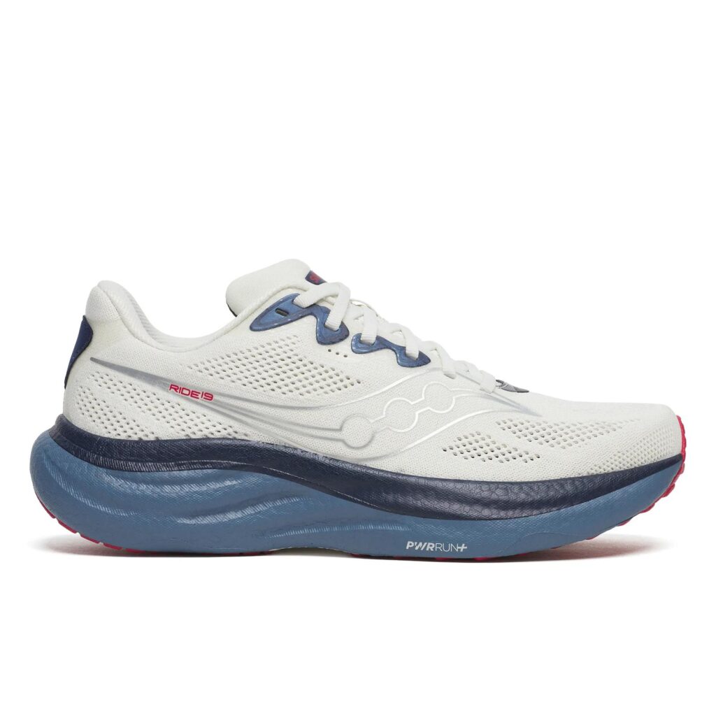 Saucony Ride 19 em destaque