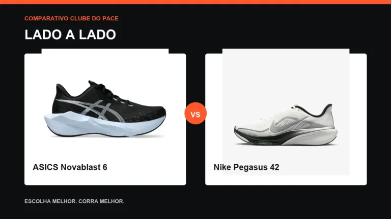 Comparativo ASICS Novablast 6 vs Nike Pegasus 42