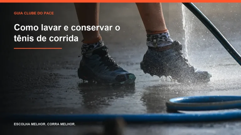 Como lavar e conservar o tênis de corrida