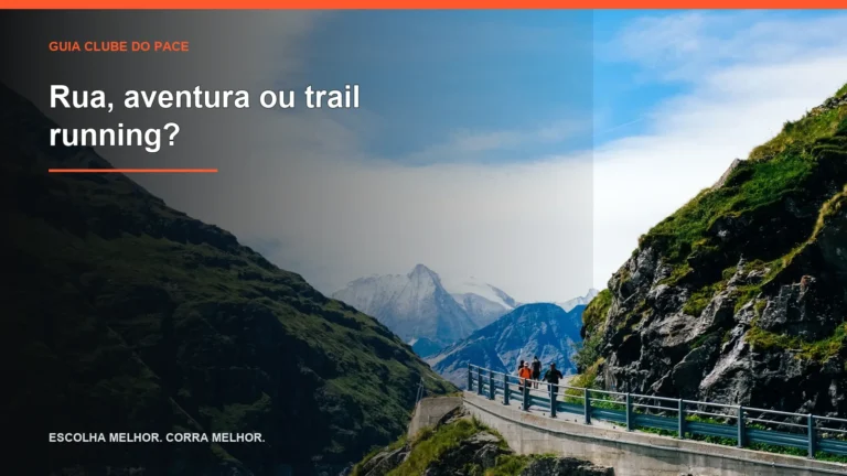 Rua, aventura ou trail running?
