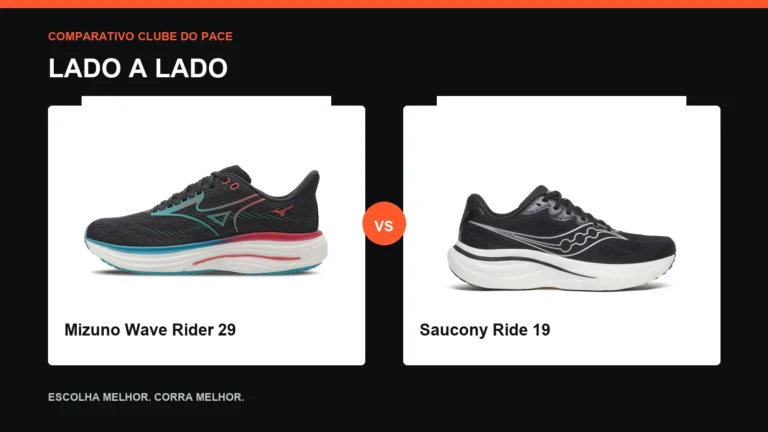 Comparativo Mizuno Wave Rider 29 vs Saucony Ride 19