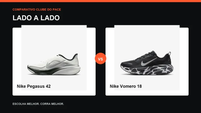 Comparativo Nike Pegasus 42 vs Nike Vomero 18
