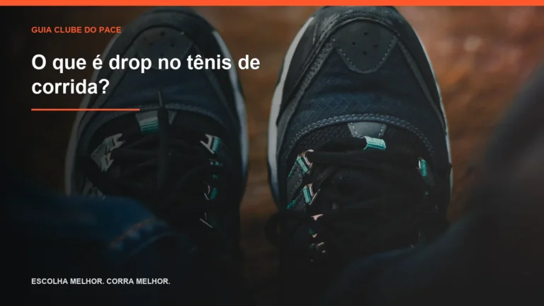 O que é drop no tênis de corrida?