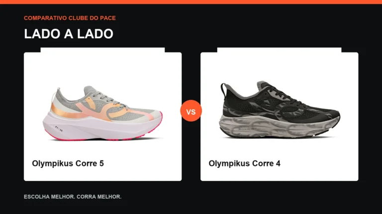 Comparativo Olympikus Corre 5 vs Olympikus Corre 4