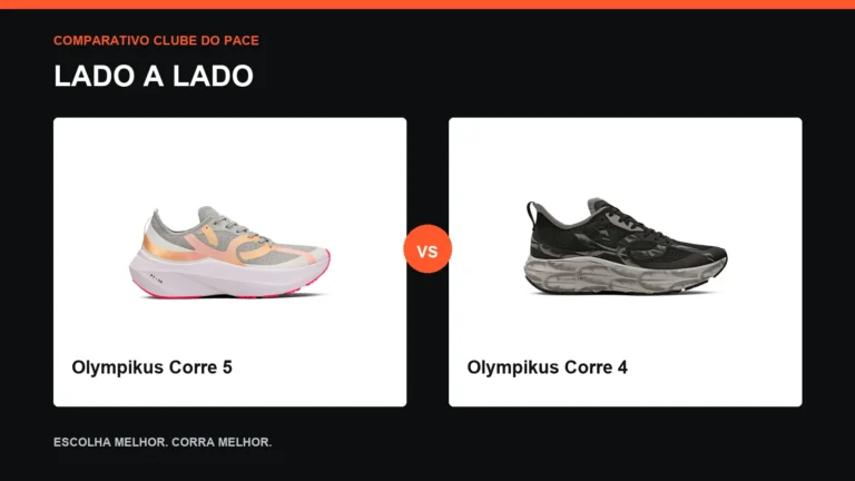 Comparativo Olympikus Corre 5 vs Olympikus Corre 4
