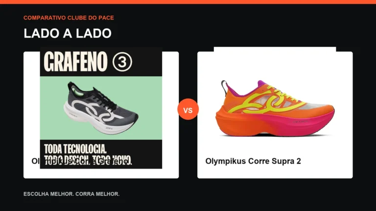 Comparativo Olympikus Corre Grafeno 3 vs Olympikus Corre Supra 2