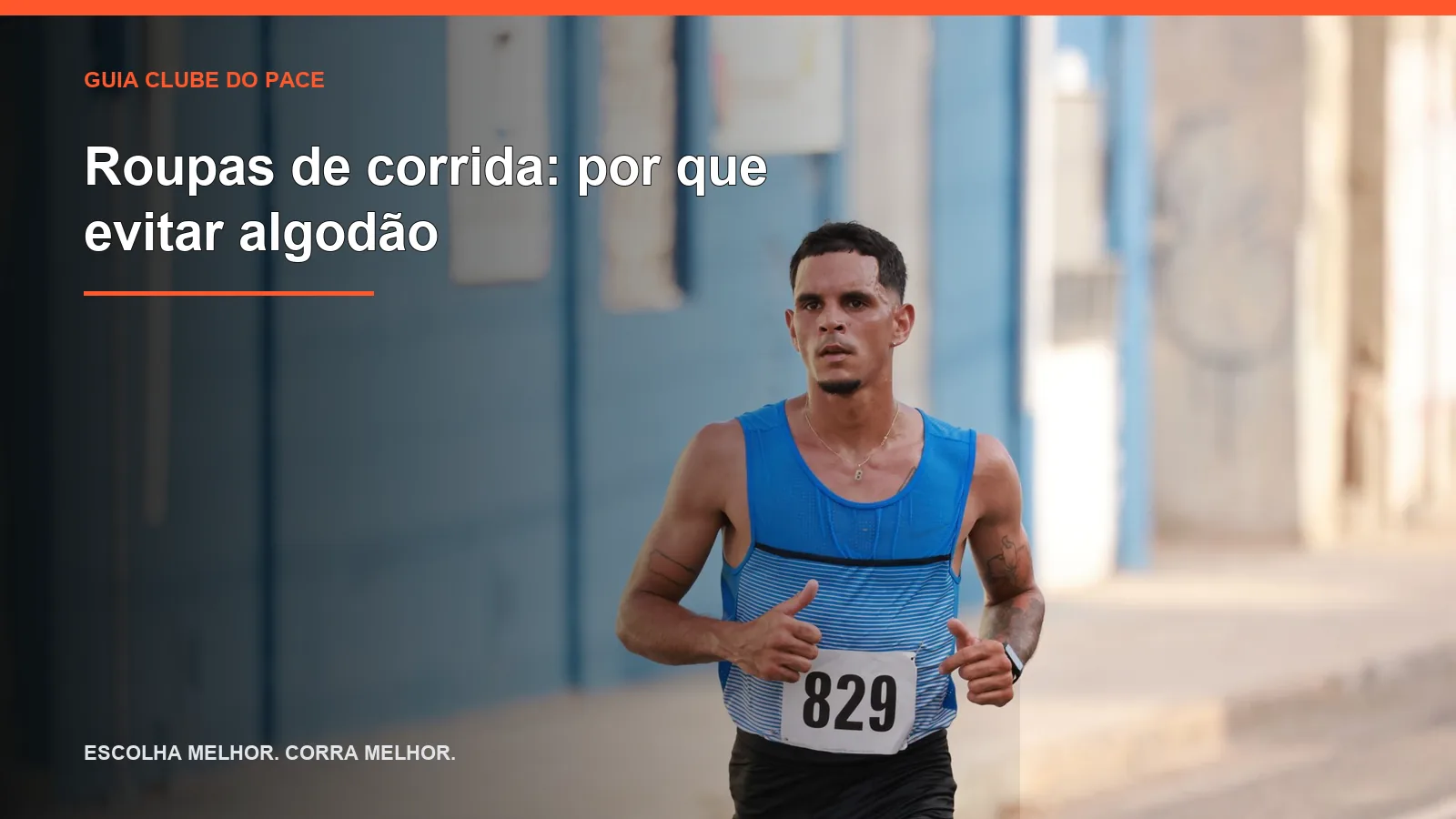 Roupas de corrida: por que evitar algodão