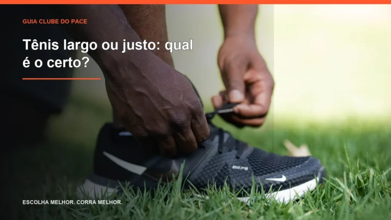 Tênis largo ou justo: qual é o certo?
